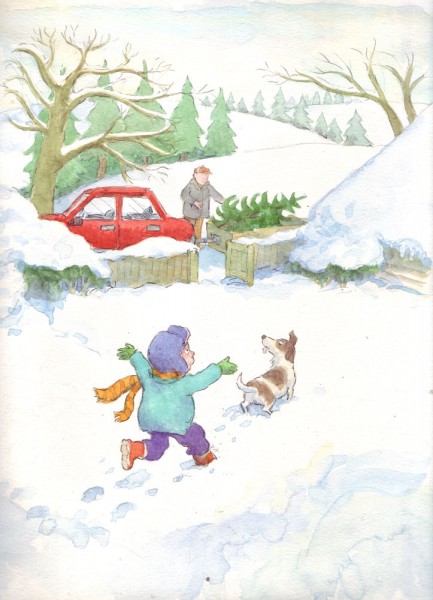 Marek in the snow - size: 200 x 280