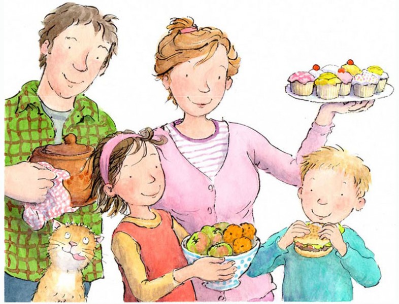 What we eat! - size: 250 x 200